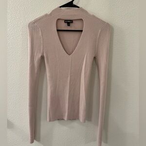 Express. Pink shirt with keyhole design. Size small. Great quality, barely worn